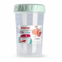 Pojemnik na żywność zakręcany Plastic Forte Toskana Surt 500 ml mix kolorów