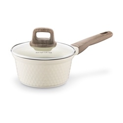 Rondel z powłoką ceramiczną na indukcję Konighoffer Rosti 24 cm kremowy