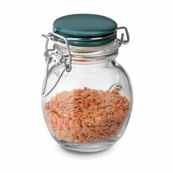 Słoik z klipsem Tadar 130 ml mix kolorów ceramiczna pokrywka