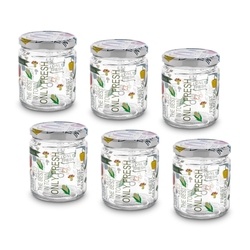 Słoiki szklane z metalową zakrętką Tadar Papryka 400 ml 6 sztuk