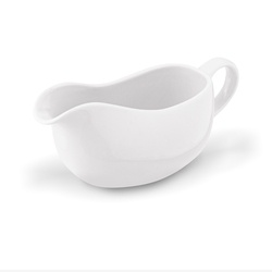 Sosjerka biała ceramiczna Tadar 350 ml