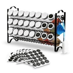 Stojak na przyprawy metalowy Tadar Sabores 24 przyprawniki