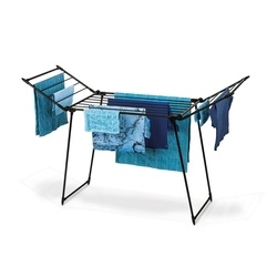 Suszarka balkonowa Konighoffer Navy Black czarna 174 x 61 x 108 cm