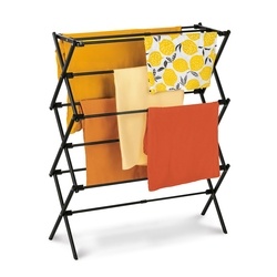 Suszarka na pranie pionowa teleskopowa Konighoffer Cortina 77.5 x 28 x 95 cm czarna