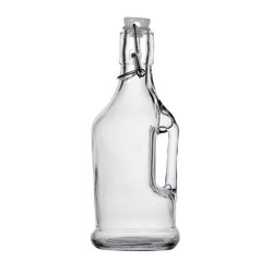 Szklana butelka z klipsem i rączką Tadar 210 ml