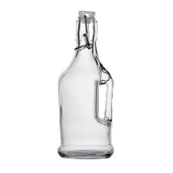 Szklana butelka z klipsem i rączką Tadar 350 ml