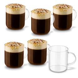 Szklanki do kawy i herbaty Tadar Resis Kira 400 ml 6 sztuk