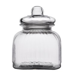 Szklany słoik z pokrywą Tadar 2,2 l kwadratowy