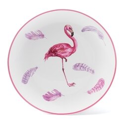 Talerz deserowy porcelanowy Tadar Flamingo 20 cm