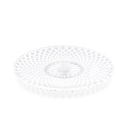 Talerz na ciasto płytki szklany Tadar Madeline 30 cm