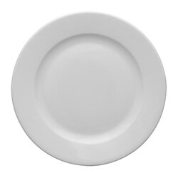 Talerz obiadowy Lubiana Kaszub 24 cm biały