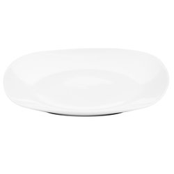 Talerz obiadowy Tadar 26,5 cm biały kwadratowy