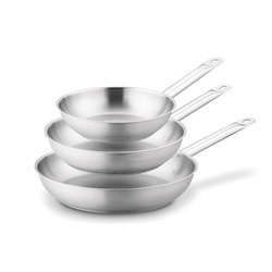 Zestaw 3 patelni stalowych na indukcję Starke Pro Gastro 20 cm 24 cm 28 cm