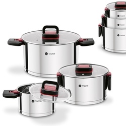 Zestaw garnków ze składanymi uchwytami Tadar Evocook 6 elementów