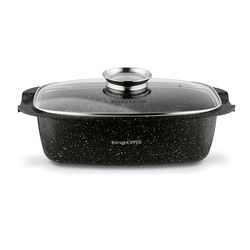 Brytfanna aluminiowa z powłoką ceramiczną i aromatyzerem Konighoffer Kingstone 5,5 l