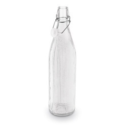 Butelka szklana z klipsem Tadar Paski 1000 ml