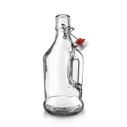 Butelka szklana z rączką i klipsem Tadar 500 ml