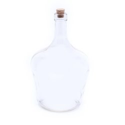 Butla szklana z korkiem Tadar 2 l bezbarwna