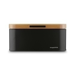 Chlebak stalowy Konighoffer Capri 30,5 x 18 x 14 cm czarny