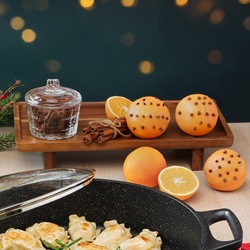 Deska do serwowania akacjowa na nóżkach Starke Pro 38 x 20,5 x 6,5 cm