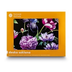 Deska szklana Tadar Clematis 40 x 30 x 0,4 cm