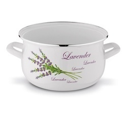 Garnek emaliowany Tadar Lawenda 5 l