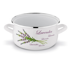 Garnek emaliowany Tadar Lawenda 1,6 l