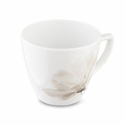 Filiżanka do kawy porcelanowa ze spodkiem Lubiana Wiedeń Magnolia II 350 ml