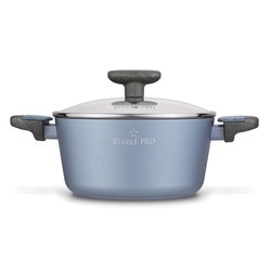 Garnek na indukcję non stick z pokrywką Starke Pro Double 2,65 l