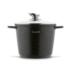Garnek na indukcję wysoki Konighoffer Pollo 4 l i 2 nakładki
