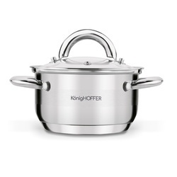 Garnek na indukcję ze stali nierdzewnej Konighoffer Faro 1,2 l