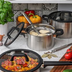 Garnek nierdzewny z pokrywką Starke Pro Rigor 3,3 l