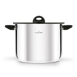 Garnek wysoki nierdzewny z pokrywką Starke Pro Sante 12,5 l indukcja