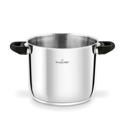Garnek wysoki nierdzewny z pokrywką Starke Sante 6,5 l indukcja