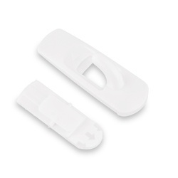 Haczyki samoprzylepne 3 sztuki białe Tadar Quickfix 6 x 2 x 1,7 cm