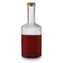 Karafka szklana z korkiem Tadar Strip 500 ml 