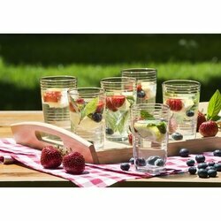 Komplet sześciu szklanek Tadar Correa 210 ml