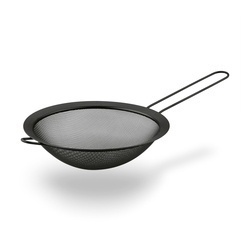 Sitka kuchenne metalowe z rączką Konighoffer Dark 10 cm 13 cm 18 cm czarne