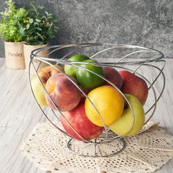 Koszyk druciany na owoce Tadar Spiral 25 x 20 cm