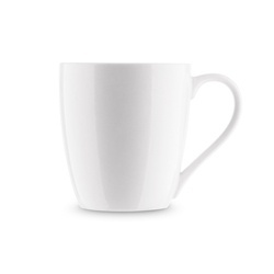 Kubek porcelanowy z uchem Tadar 350 ml biały