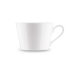 Kubek porcelanowy z uchem Tadar 450 ml biały