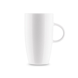 Kubek porcelanowy z uchem Tadar II 350 ml biały
