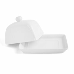 Maselniczka ceramiczna Tadar 18,4 x 12 biała