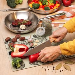 Nóż szefa kuchni z drewnianą rączką Tadar Shape 20 cm