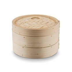 Parowar bambusowy Tadar dwupoziomowy 20 cm