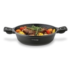 Patelnia marmurowa na indukcję krótkie uchwyty Starke Pro Svart Marble 28 cm