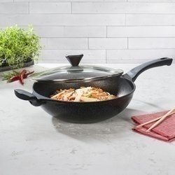 Patelnia WOK marmurkowa Konighoffer Kenji 30 cm na indukcję