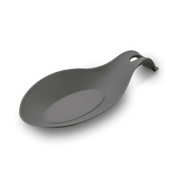 Silikonowa podstawka pod łyżkę Tadar 19,5 x 10 cm szara