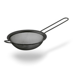 Sitka kuchenne metalowe z rączką Konighoffer Dark 10 cm 13 cm 18 cm czarne