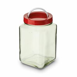 Słoik szklany kwadratowy Sarina 1,5 l mix kolorów